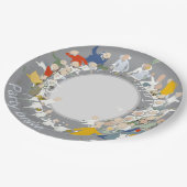 Assiettes En Carton Lutte de partie (Angle)