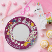 Assiettes En Carton Lutte de partie (Fête)