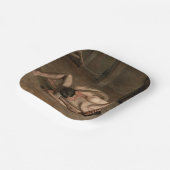 Assiettes En Carton Lutteurs (par Thomas Eakins) (Angulaire)