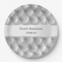 Luxe Glam Soft Grey Faux Velvet