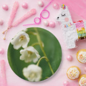 Assiettes En Carton Lys blancs de la vallée (Convallaria majalis) (Fête)