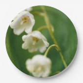 Assiettes En Carton Lys blancs de la vallée (Convallaria majalis) (Devant)