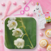 Assiettes En Carton Lys blancs de la vallée (Convallaria majalis) (Fête)