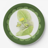 Assiettes En Carton Lys de fleurs (Devant)
