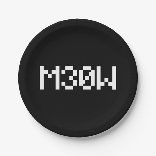 Assiettes En Carton M30W [Sons animaux de léopards] (Devant)