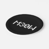 Assiettes En Carton M30W [Sons animaux de léopards] (Angle)