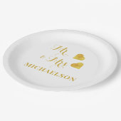 Assiettes En Carton M. et Mme. (Angle)