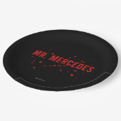 Assiettes En Carton M. Mercedes Logo (Angle)