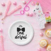 Assiettes En Carton M. ONEderful M. Wonderful Premier 1er anniversaire (Fête)