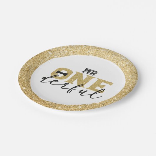 Assiettes En Carton M. Onederful Paper Plates (Angle)