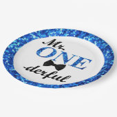 Assiettes En Carton M. ONEderful Papier Plaques (Angle)