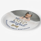 Assiettes En Carton M. Onederful Plaques de papier d'anniversaire de l (Angle)