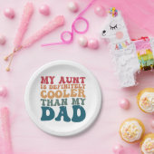 Assiettes En Carton Ma tante est certainement Glacière que mon père (Fête)