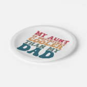 Assiettes En Carton Ma tante est certainement Glacière que mon père (Angle)