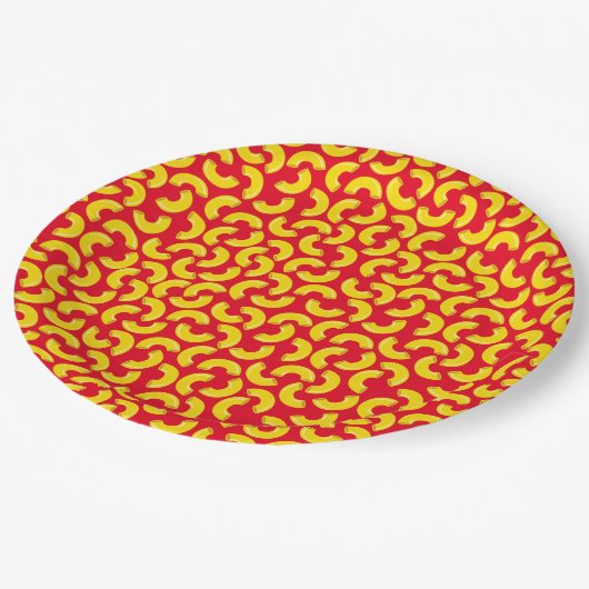 Assiettes En Carton Mac et Fromage Enfant 1er Anniversaire Parti Macar (Angle)