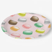 Assiettes En Carton Macarons Sweet 16 Party (Angle)