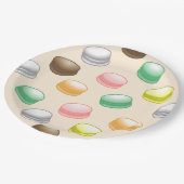 Assiettes En Carton Macarons Sweet 16 Party (Angle)