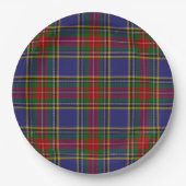 Assiettes En Carton MacBeth Tartan (Devant)