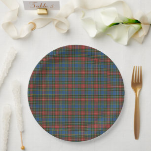 Assiettes En Carton MacBeth Un Clan écossais Tartan