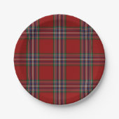 Assiettes En Carton MacFarlane Clan Tartan Plaque en papier (Devant)
