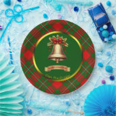 Assiettes En Carton MacGregor Tartan Noël personnalisé (Fête)