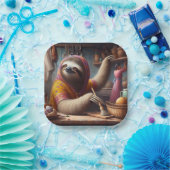 Assiettes En Carton Machine à laver une cuisine (Fête)