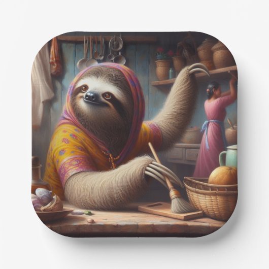 Assiettes En Carton Machine à laver une cuisine (Recto)