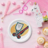 Assiettes En Carton Machines agricoles (Fête)