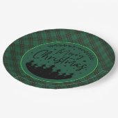 Assiettes En Carton MacLean Hunting Ancient Scottish Tartan Christmas (Angle)