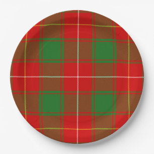 Assiettes En Carton MacPhie Macfie Clan Tartan Plaid