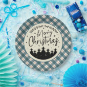 Assiettes En Carton MacRae Conchra Scottish Tartan Christmas (Fête)