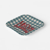 Assiettes En Carton Macrae Conchra Scottish Tartan Merry Christmas (Angulaire)