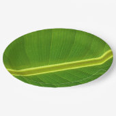 Assiettes En Carton Macro feuille banane (Angle)