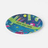 Assiettes En Carton Mad Science Scientifique Plaques de fête d'anniver (Angle)