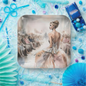 Assiettes En Carton Mademoiselle (Fête)