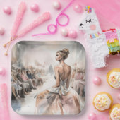 Assiettes En Carton Mademoiselle (Fête)