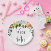Assiettes En Carton Mademoiselle à Mme Magnolia Citrus (Fête)
