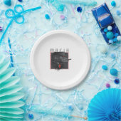 ASSIETTES EN CARTON MAFIA (Fête)