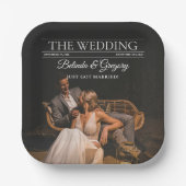 Assiettes En Carton Magazine Editorial Journal Photos Mariage (Recto)