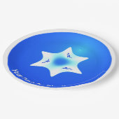 Assiettes En Carton Magen Lavan (Étoile blanche)