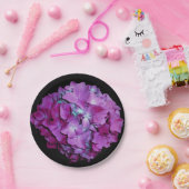 Assiettes En Carton Magenta Hydrangea (Fête)