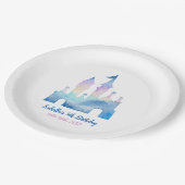 Assiettes En Carton Magic Unicorn Castle Rainbow 5e fête d'anniversair (Angle)