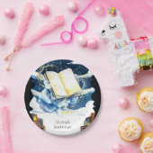 Assiettes En Carton Magical Editable Library Storybook Anniversaire (Fête)