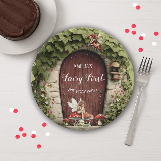 Assiettes En Carton Magical Fairy First Birthday Party