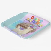 Assiettes En Carton Magical Llamacorn Joyeux anniversaire (Angulaire)