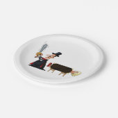 Assiettes En Carton Magicien exécutant (Angle)