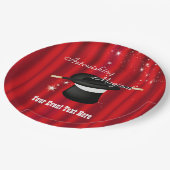 Assiettes En Carton Magicien Magicien Événement Plaques de fête person (Angle)