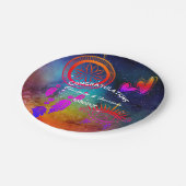 Assiettes En Carton Magie Wiccan Mariage inhabituel (Angle)