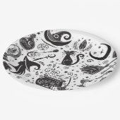 Assiettes En Carton Magique sorcière Whimsical Wiccan Pagan Parti (Angle)