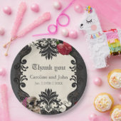 Assiettes En Carton Magnifique conception gothique (Fête)